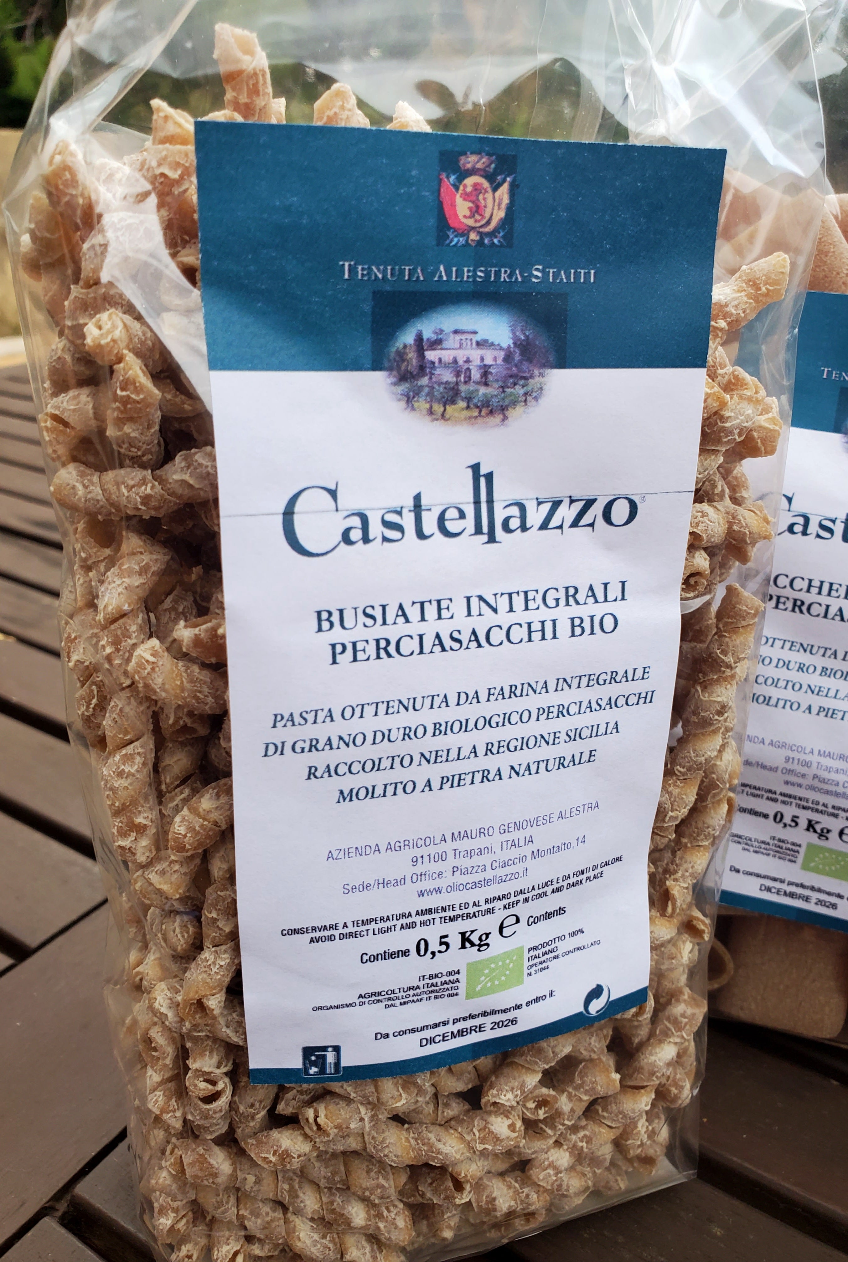 Pasta - BUSIATE INTEGRALI Grano antico Perciasacchi Bio